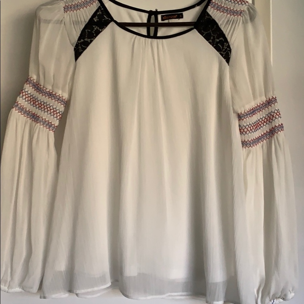 ELLA MOSS FULLY LINED PEASANT BLOUSE 🎈🎈🎈SALE
